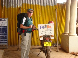 The only FedEx truck we saw all week! 