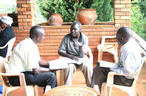 Three of the top KUT pastors exchanging ideas.